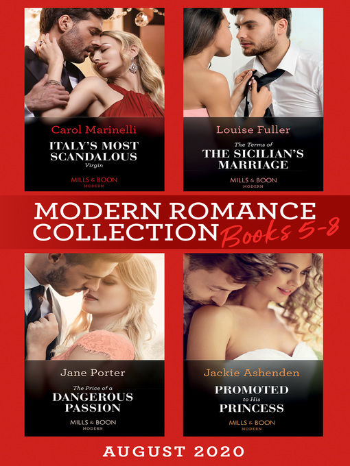 Title details for Modern Romance August 2020 Books 5-8 by Carol Marinelli - Wait list